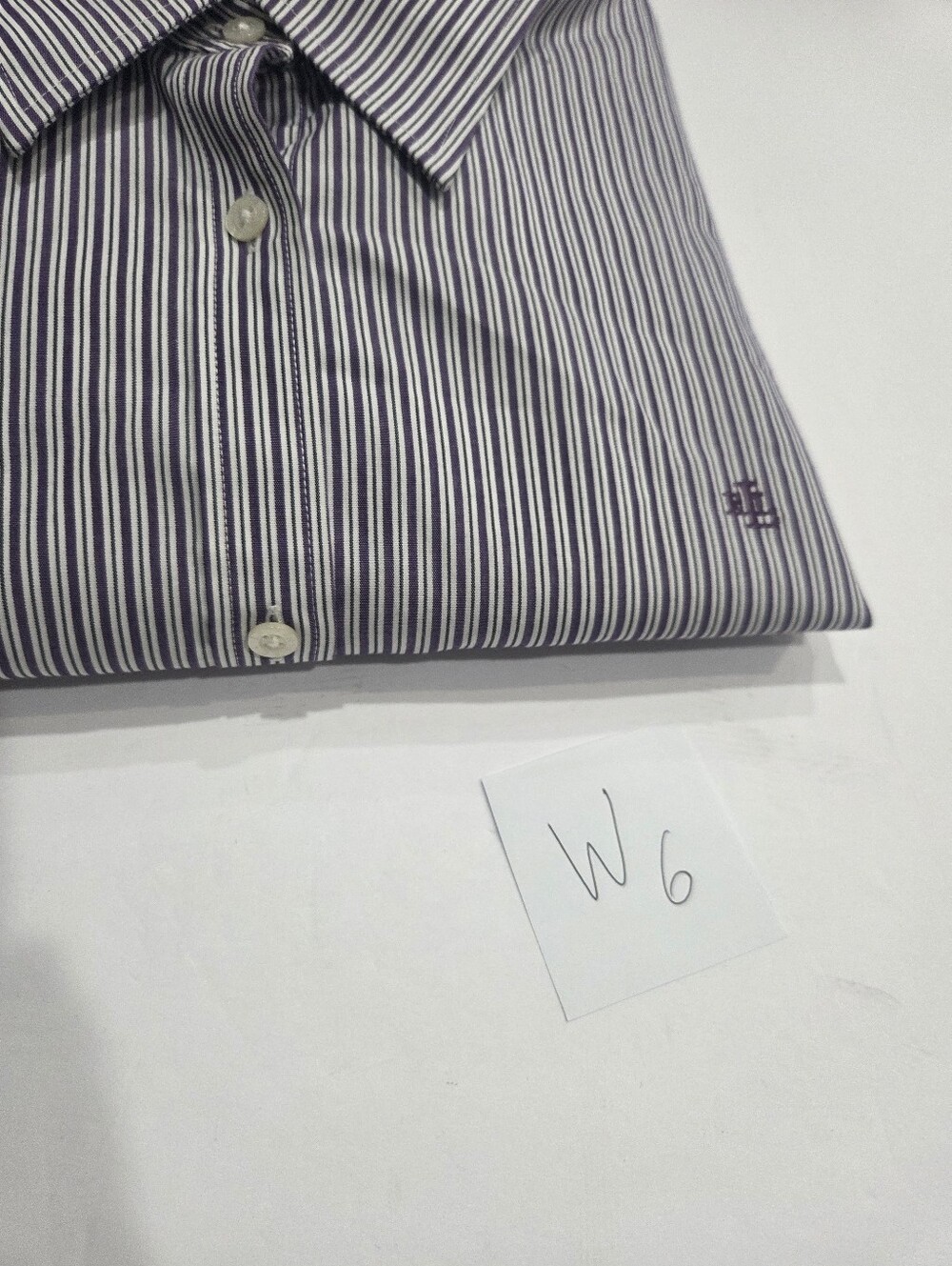 Ralph Lauren Purple  and White Striped Shirt Sz.2X - Picture 7 of 7